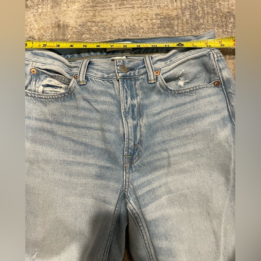 American Eagle AE77 The Boot Premium Denim Jean Size 30 Distressed - Picture 8 of 10